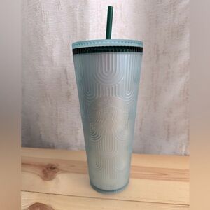 NWT Starbucks Mint Spring 2024 Tumbler with Straw 24oz Venti